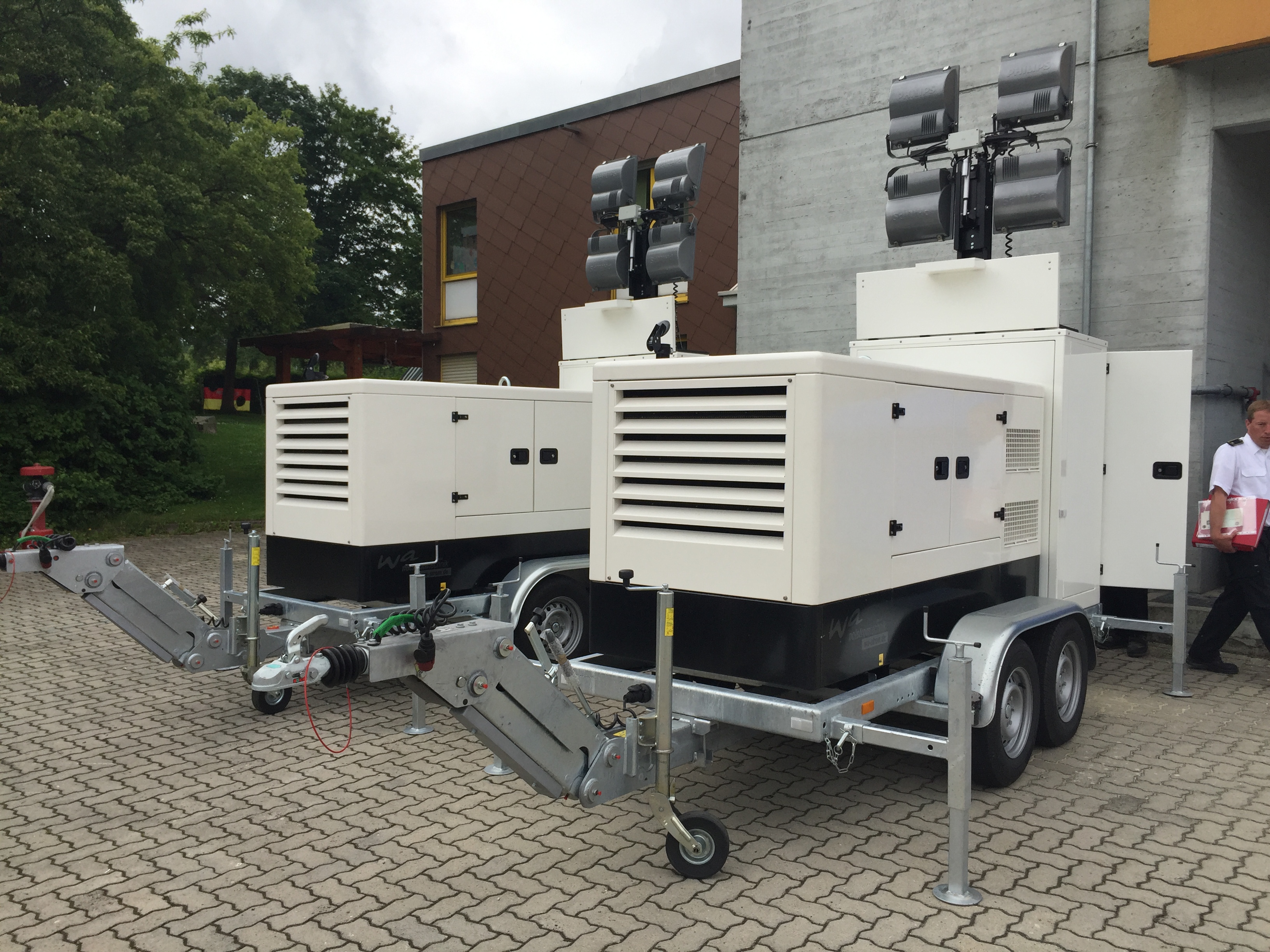 Lichtmastaggregat mit Hatz Dieselmotor