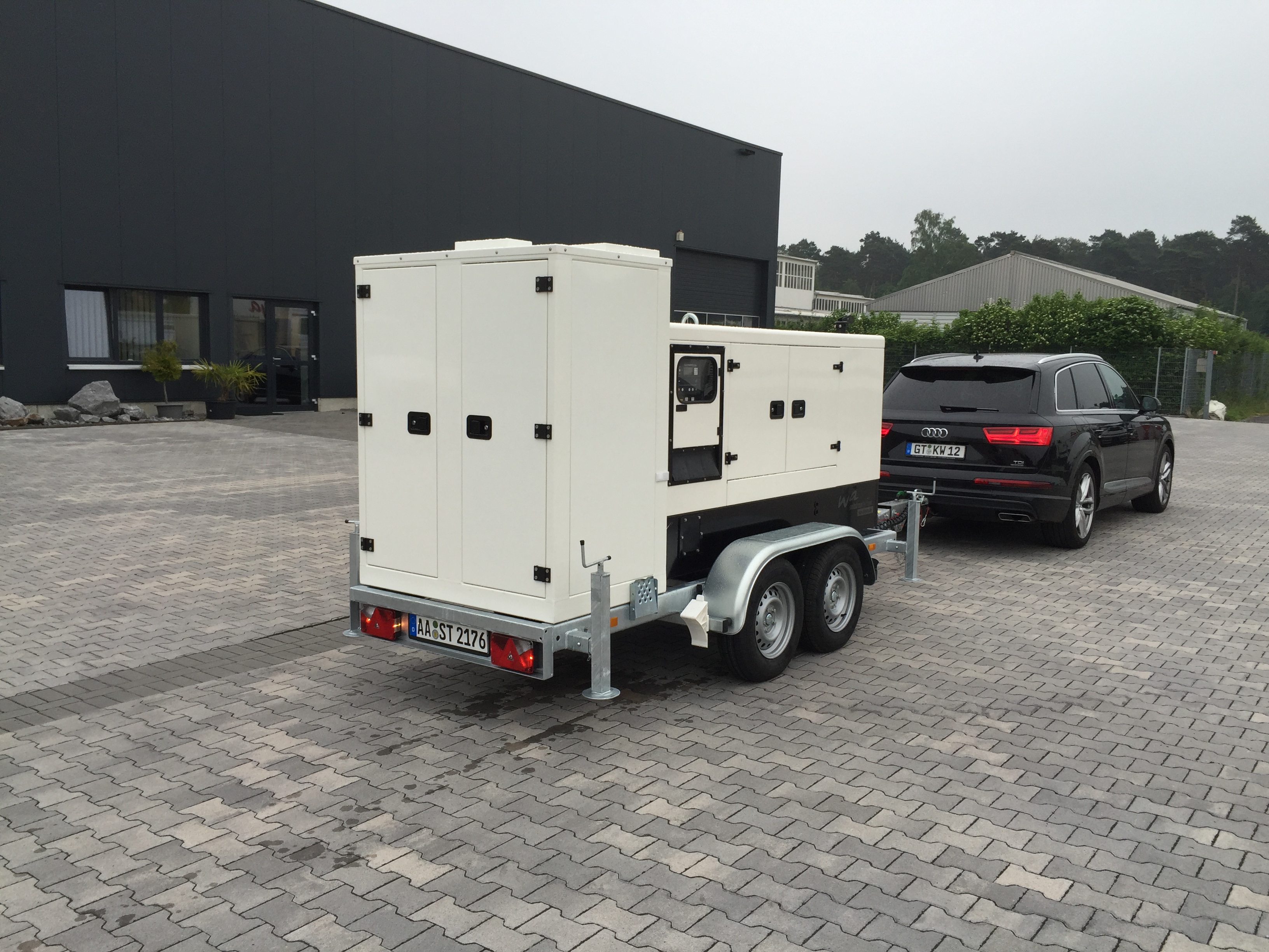 Flutlichtaggregat mit Hatz Dieselmotor