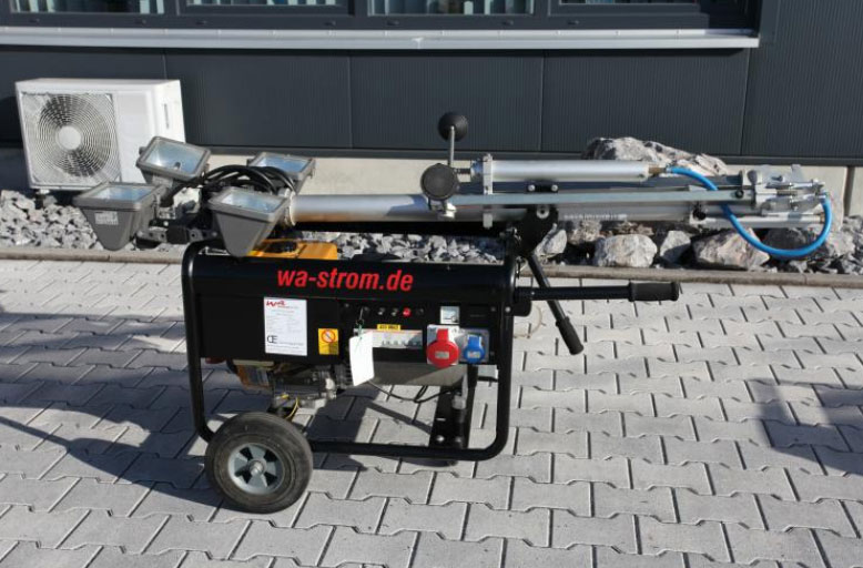 Lichtmastaggregat mit Hatz Dieselmotor