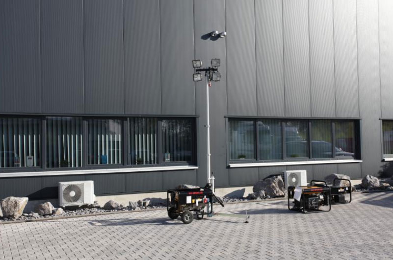 Flutlichtaggregat mit Hatz Dieselmotor