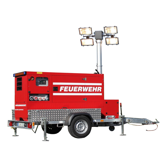 Lichtmastanhänger für die Feuerwehr